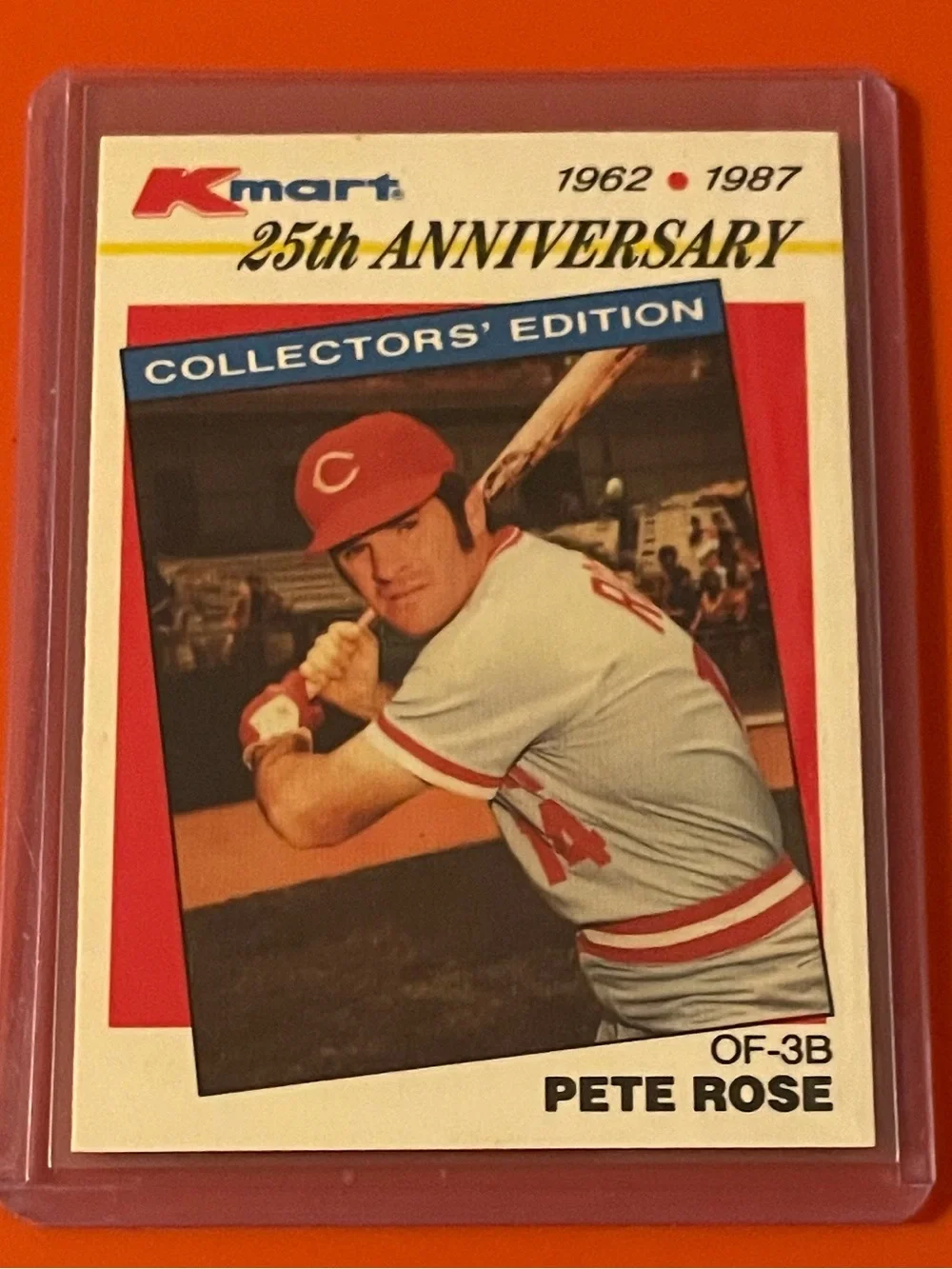 Pete Rose #19 1987 Topps Kmart [Stars of the Decades] Baseball Trading Card